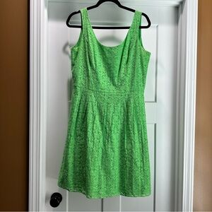 Lilly Pulitzer Posey Dress in Green Daisy Lane